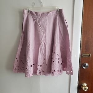 Ann Taylor pink skirt.